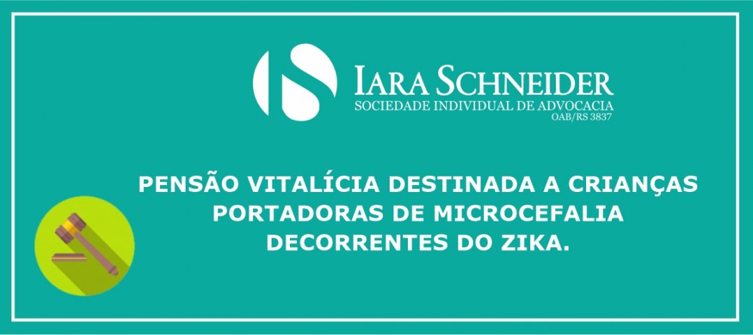 Pensão vitalícia destinada a crianças portadoras de microcefalia decorrentes do Zika